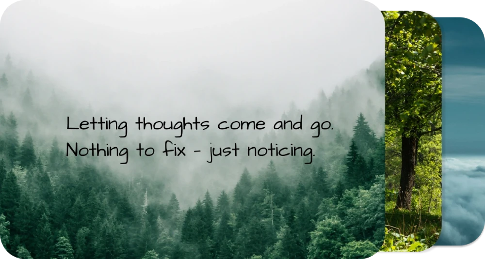 Custom cards for journaling